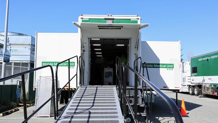 Ramp up to Mobile Medical Unit