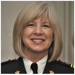 Kathy Crandlemire in paramedic uniform