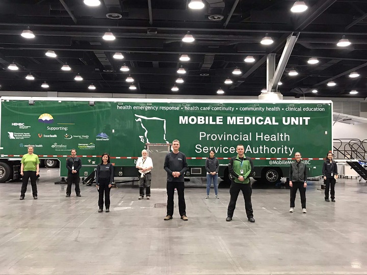 Mobile Medical Unit and team members