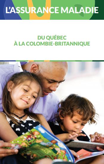 Brochure cover: L'assurance maladie du Quebec l la Colombie-Britannique