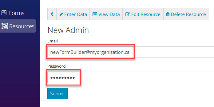 screen shot: how to add a user step 5