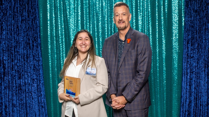 Maya Tselios and David Byres